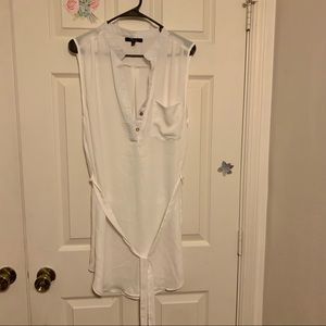 White beach cover-up